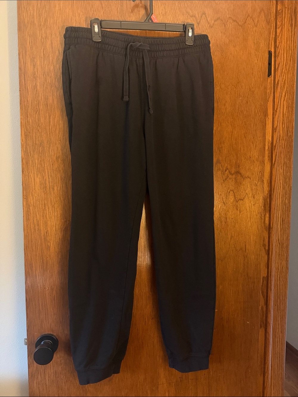 H&M Black Women's Regular Fit Drawstring Joggers